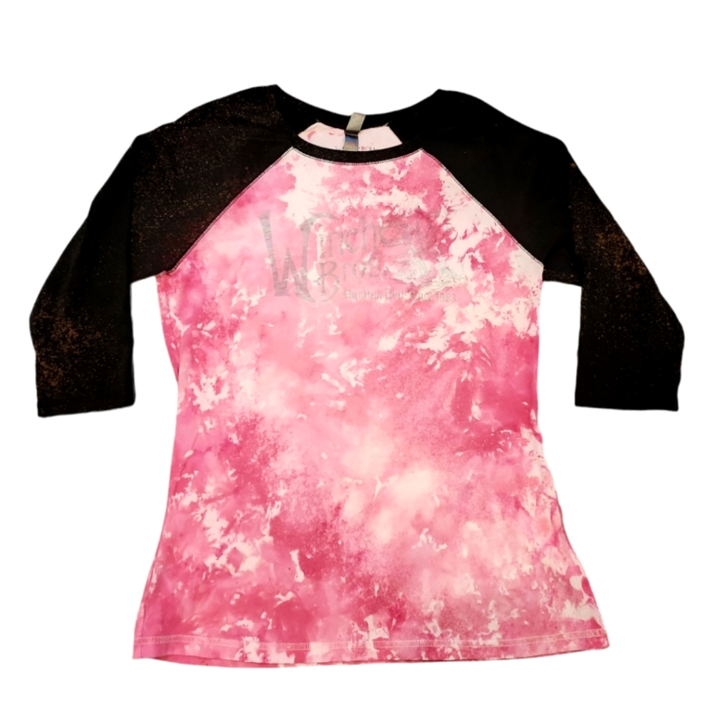 Supernatural "Winchester Bros" 3/4 length sleeve tie dye tshirt
